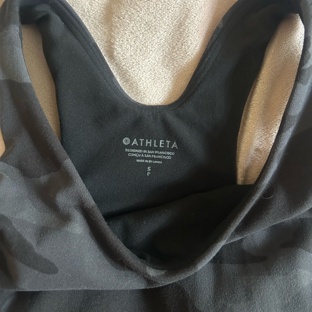 Athleta Black Camouflage Tank - Picture 4 of 4